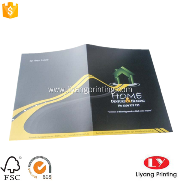 Office Paper File Folder with Pocket Printing